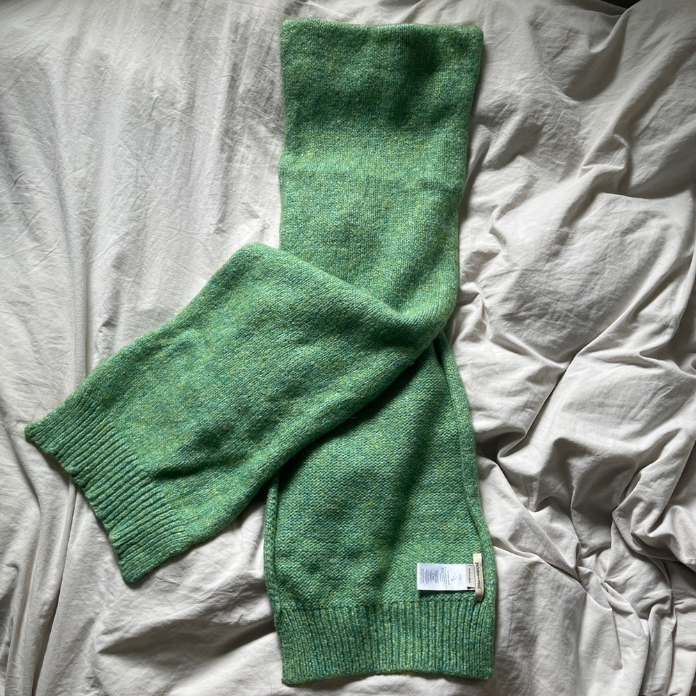 Paloma Wool Green Knit Scarf